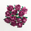 Paper Tea Rose Dusky Pink (12 Pack)