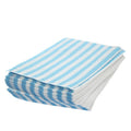 Small Light Blue Candy Striped Bags