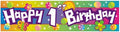 Happy 1st Birthday Banner