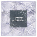 Christmas Diamond Decorations - 9 Pack
