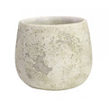 Rustic Bowl Cement Flower Pot 14.5cm
