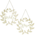 Bride &amp; Groom Chair Backs