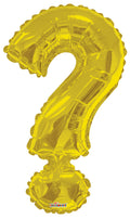 34" Gold Symbol ? Balloon