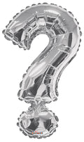 34" Silver Symbol ? Balloon