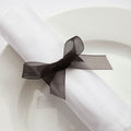 Black Organza Ribbon