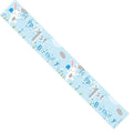 Happy 1st Birthday Baby Blue Banner