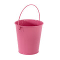 Pink Zinc Drop in Bucket 9cm