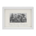 Glitter Frame 'First Family Christmas' ( 5.5 x 3.5 Inches)