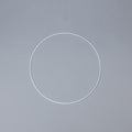 Silver Flower Hoop (40cm)