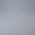 Silver Flower Hoop (30cm)
