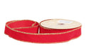 Red Velvet ribbon (25mm x 10yds)
