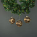 Meri 8cm Glass Bauble (Set of 4)