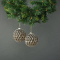 Asteria 10cm Glass Diamond Bauble (Set of 4)
