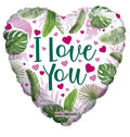 18\" ECO ONE Balloon - Love Hearts and Leaves