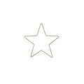 10 Inch Star Wire Frame (Pack of 20)