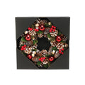 Red Bauble &amp; Berry Wreath (30cm)