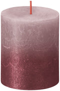 Rose Red Bolsius Rustic Metallic Candle (80 x 68mm)