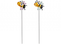 Metal Happy Bee Stake (Assorted Product)