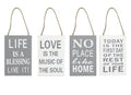 Quote Hanging Signs (4 Assorted)