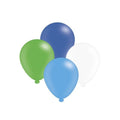 Blue Mix Latex Balloons (6 packs)