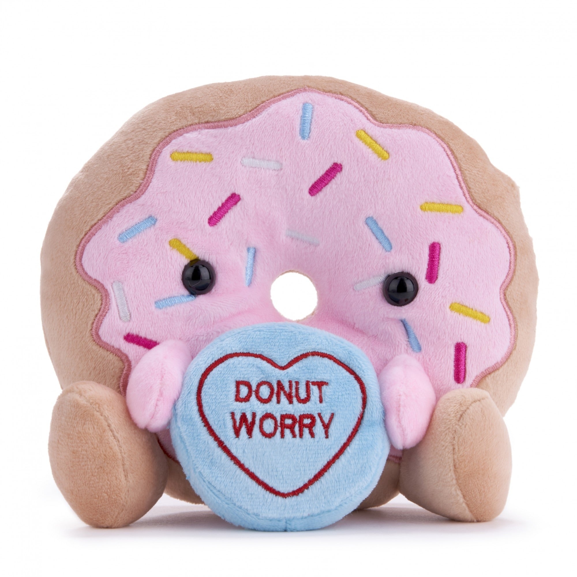 Love Hearts Donut Worry Plush 18cm (7inch)