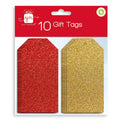 Red &amp; Gold Gift Tags (Pack of 10)