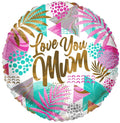 ECO Balloon - Love You Mum Jungle (18 Inch )