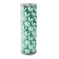 48 Mint Green Baubles in Matt  Shiny &amp; Glitter Finish (10cm)