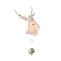Deer Hanging Pink Velvet Decoration