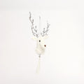 Winter Wonderland Velvet Deer Hanging Decoration (H22cm)