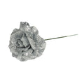 Silver Glitter Rose (Dia21cm)