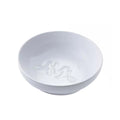 Ava May Round Burner Bowl - White