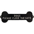 Dogs Close The Gate Sign