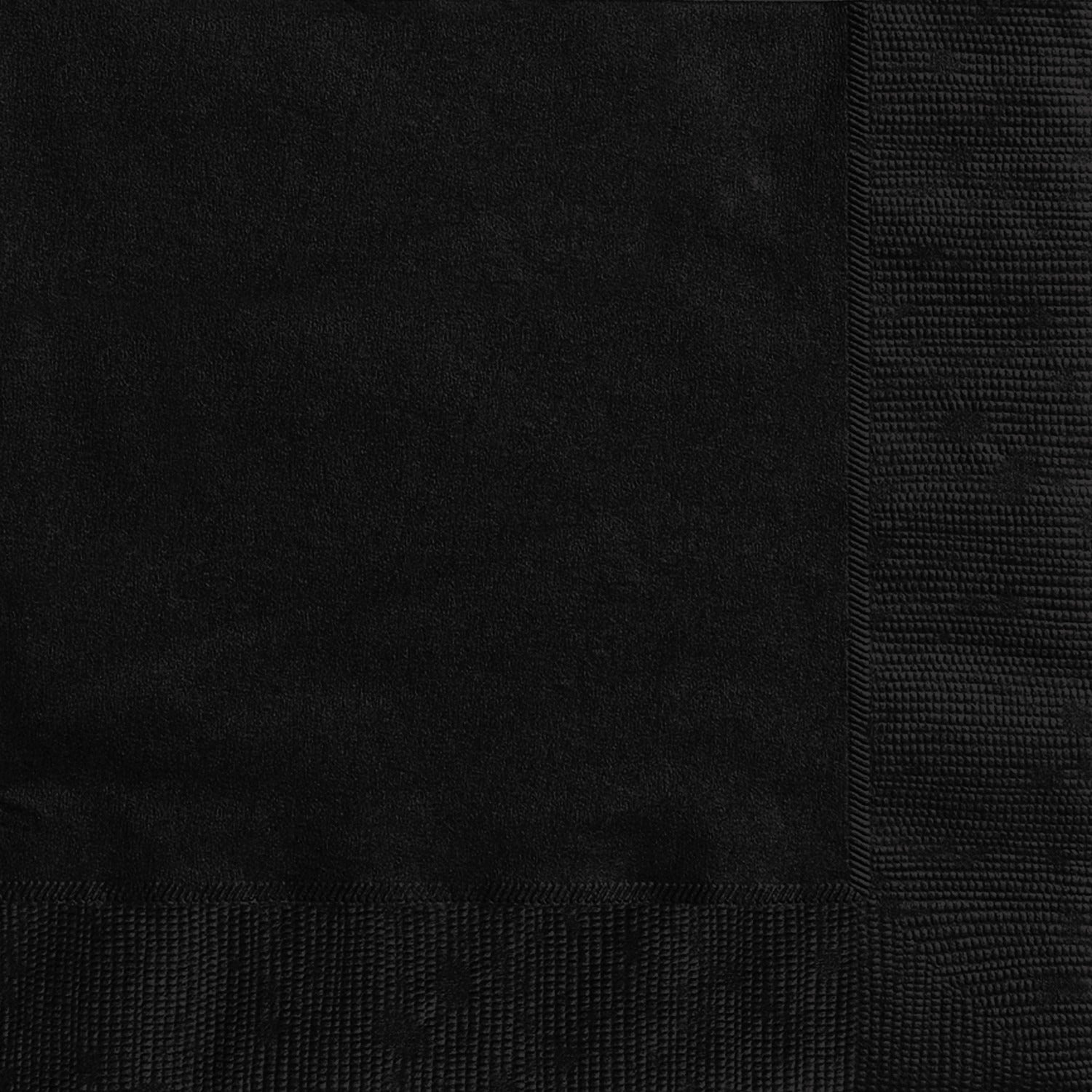 Black Party Napkins