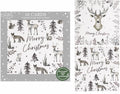 Silver Deer Christmas Crackers (Pack of 10)