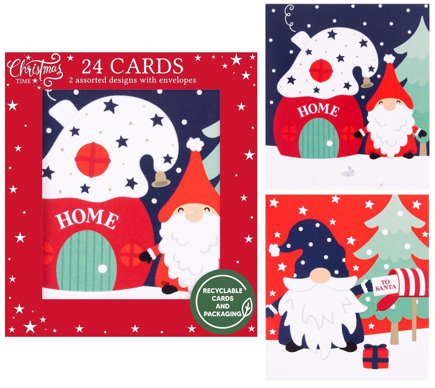 Mini Gonk Cards (Pack of 24)