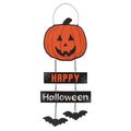 Pumpkin Hanging Sign on Chain