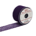 Purple Deco Web Ribbon (70mm x 20m)