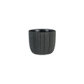 Vogue Black Linear Pot (H9cm x Dia10cm)