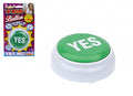 Novelty Yes Button On Blister Card