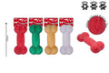 Assorted Glitter Rubber Bones