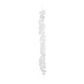 White Glitter Snowflake Garland (180cm)