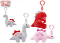 Oh So Soft Dinosaur with Clip (10cm  Assorted)