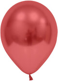Red Chrome Latex Balloon - 12 inch (Pk 50)