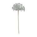 Silver Metallic Allium with Giltter