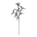 Pewter Glitter Aralia Leaf Stem