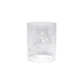 Glass Cylinder Vase with 3 Cups (15cm)