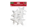 Hanging Polystyrene Stars (Pack of 6)