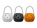 Halloween Pumpkin Tealight Holder with Handle (10cm)