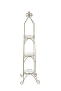 Antique Willow Scroll 3-Tier Plant Stand
